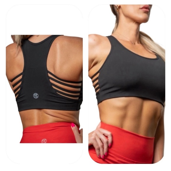 Til You Collapse S black sports bra - Picture 1 of 7